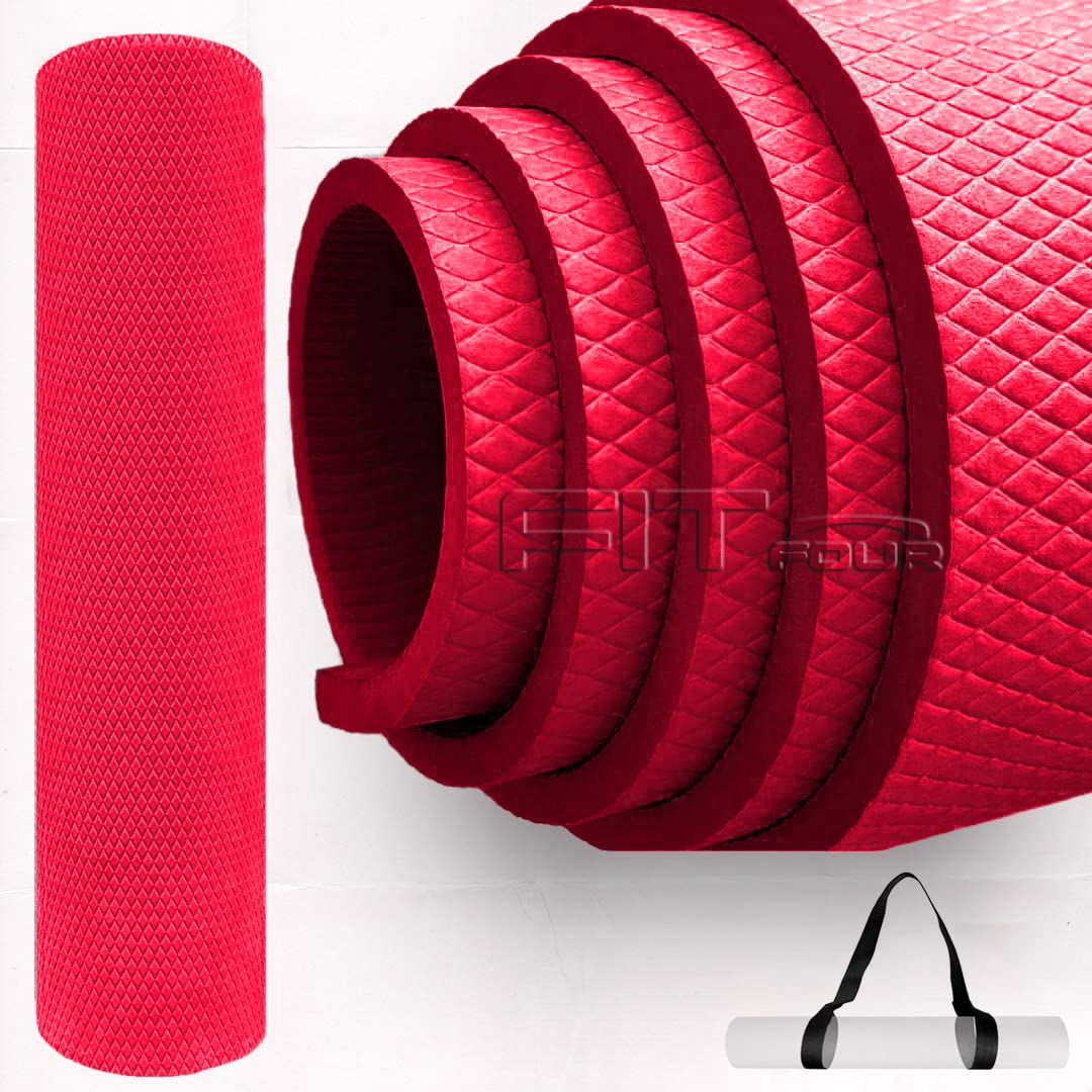 FIT FOUR ® YOGA MAT (Color-MULTICOLOR) with 4 MM Anti Skid, Light Weight, Extra Large Made by EVA Quality for Men & Women Gym Workout and Yoga Exercise with Shoulder Strap (Qnty-1 Pcs) (B09M6V2Z9L) Amazon Price History, Amazon Price Tracker