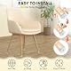 BALEINE Silicone Chair Leg Floor Protectors, Stool Leg Protectors Cap, Chair Leg Caps for Hardwood Floors (Clear-32pcs, Round S) Product Image 6