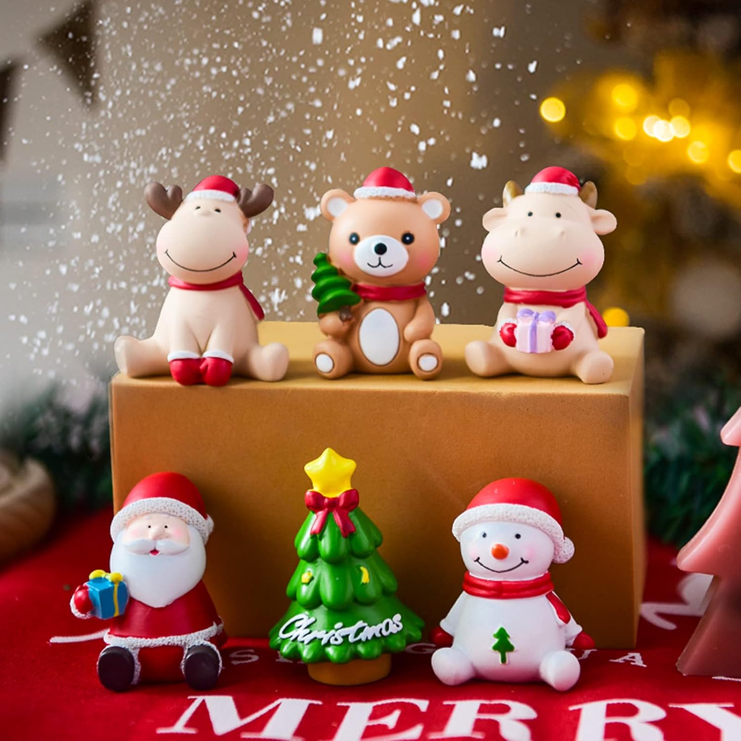 未使用　クリスマス飾り　キャンドル　ヴィンテージ　サンタさんと子供たち 未使用クリスマス飾りキャンドルヴィンテージサンタさんと子供たち