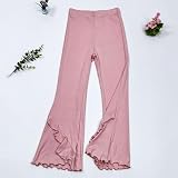 Cxquxse Girls School Uniform Ruffle Flare Pants – easy care:hand wash machine wash hang dry