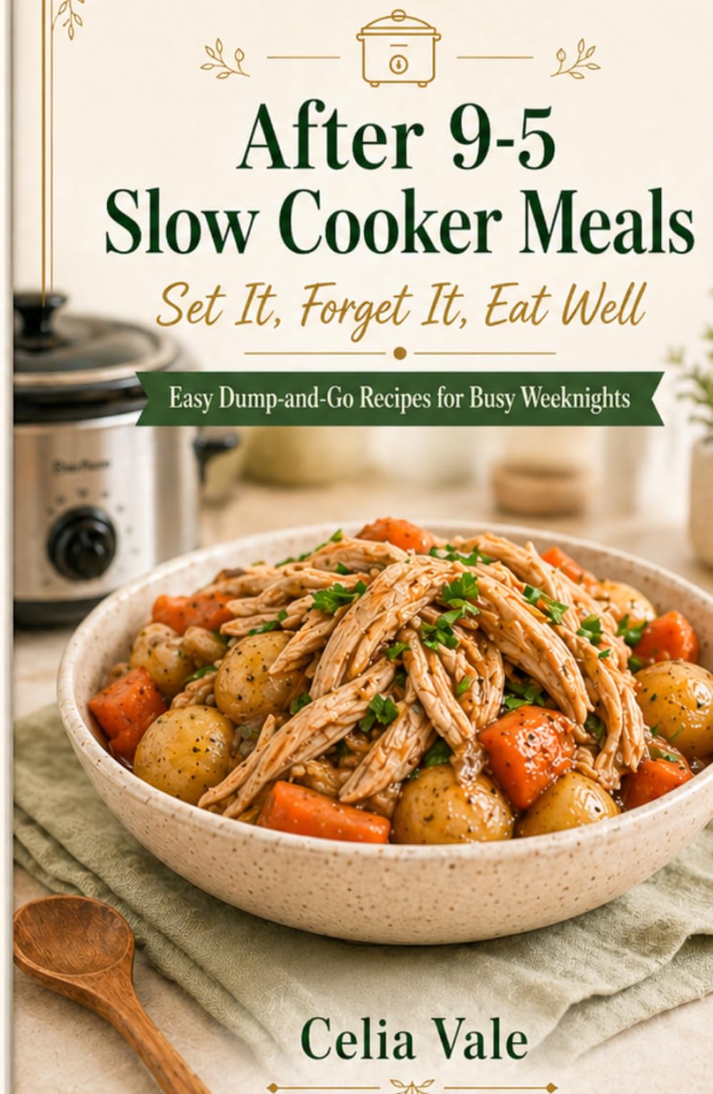 After 9-5 Slow Cooker Meals: Set it,Forget it,Eat Well,Easy Dump-and-Go Recipes for Busy Weeknights