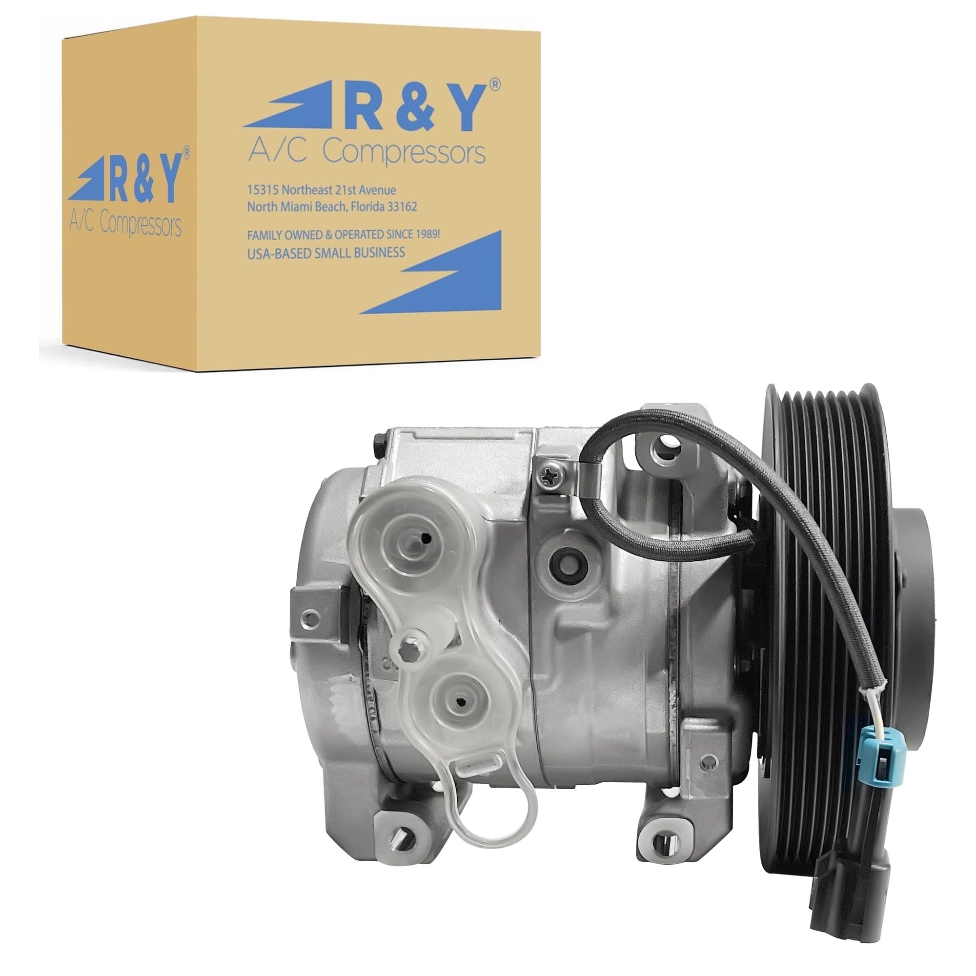 Amazon.com: RYC New AC Compressor and A/C Clutch AIH372 (8 Groove