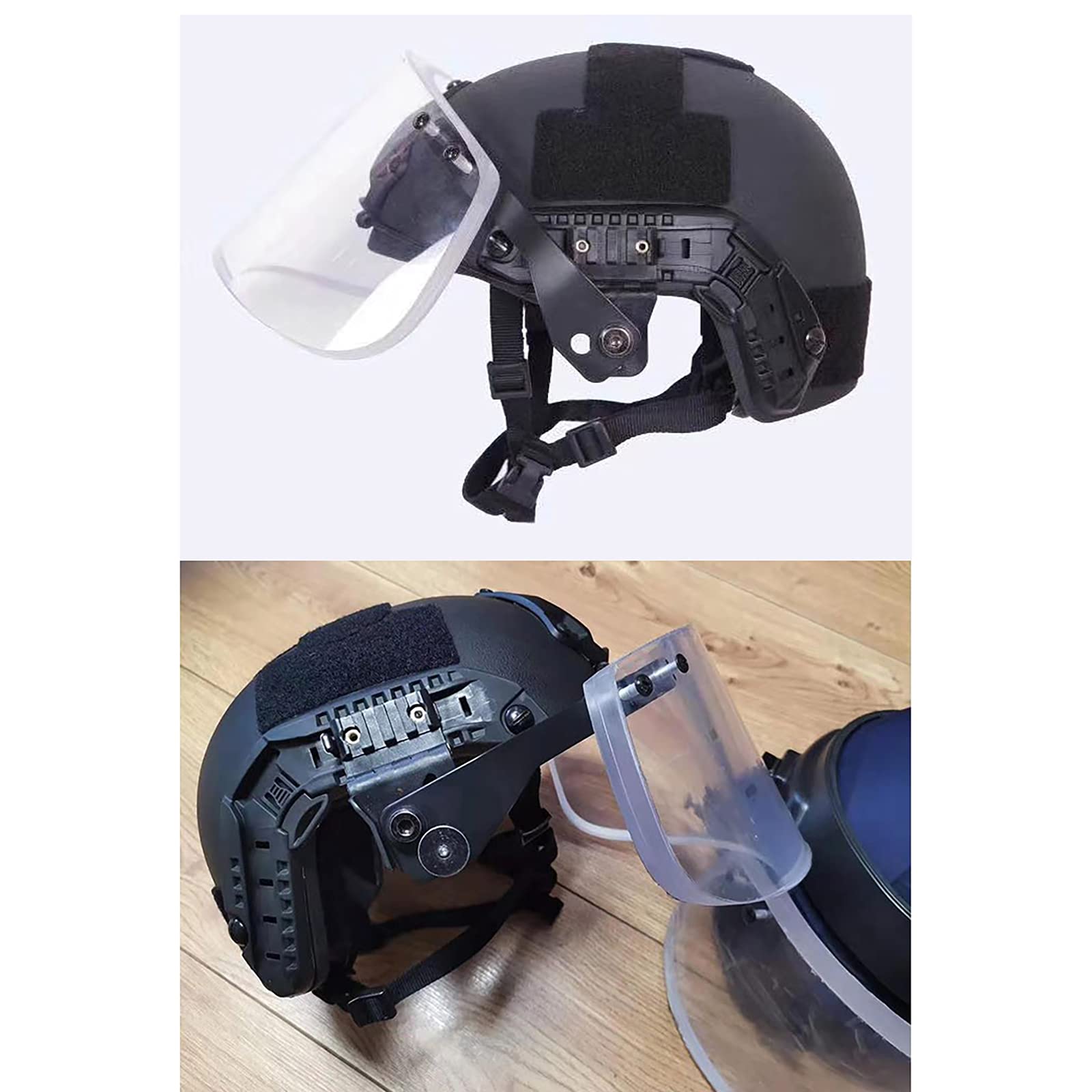【実物未使用】M88 防弾ヘルメット NIJ3A（軍でも使用） Amazon.co.jp: 防弾フェイスシールドNIJIIIAレベルを保護するM88防弾
