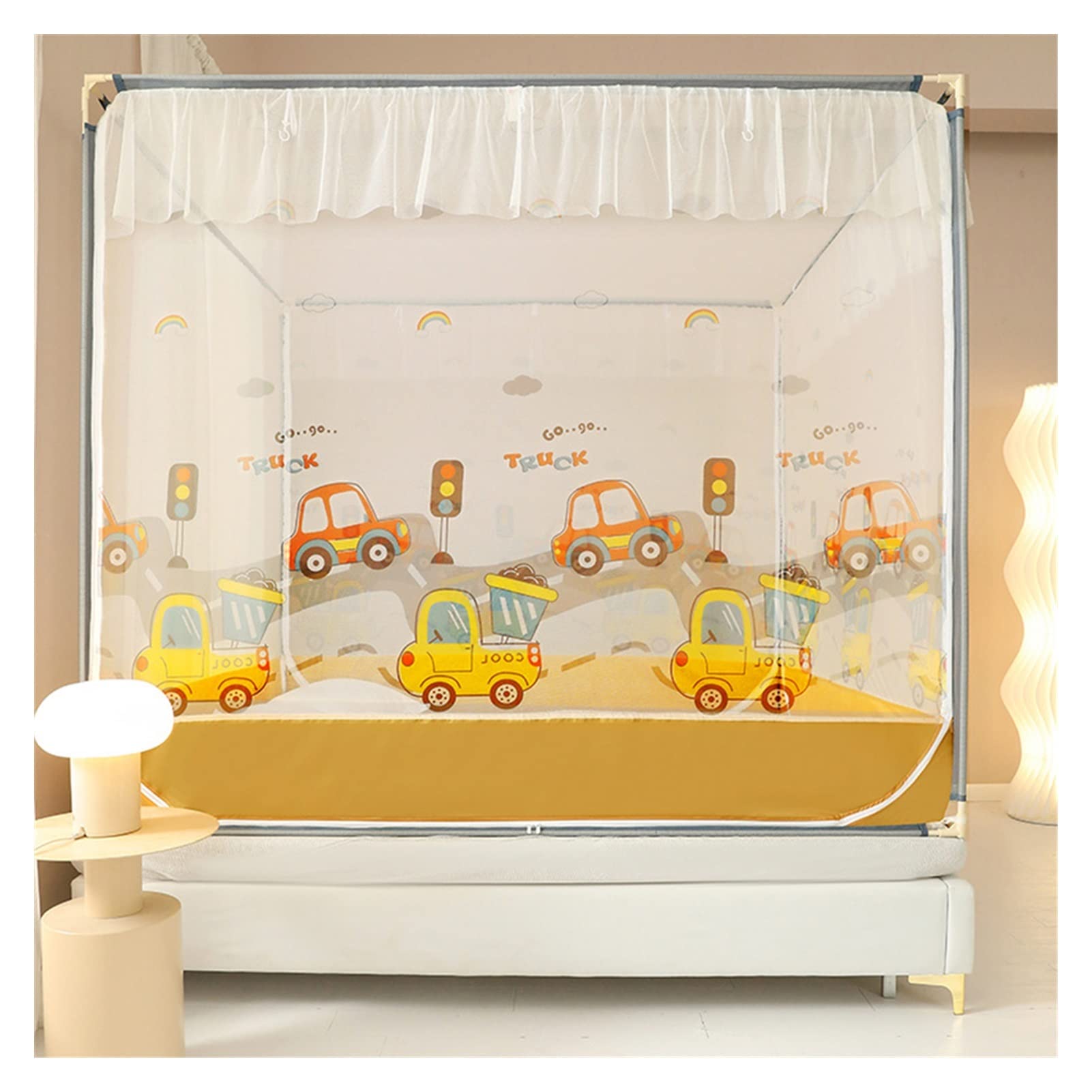 Moustiquaire Pop Up 180x200x170cm avec fond de filet intégral pour lit double