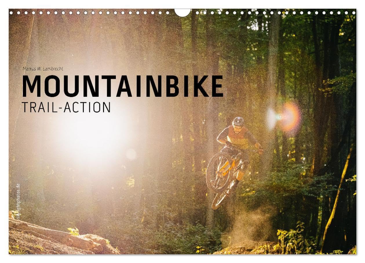 Calendrier VTT 2026 A3 horizontal Trail-Action par Calvendo pour les passionnés