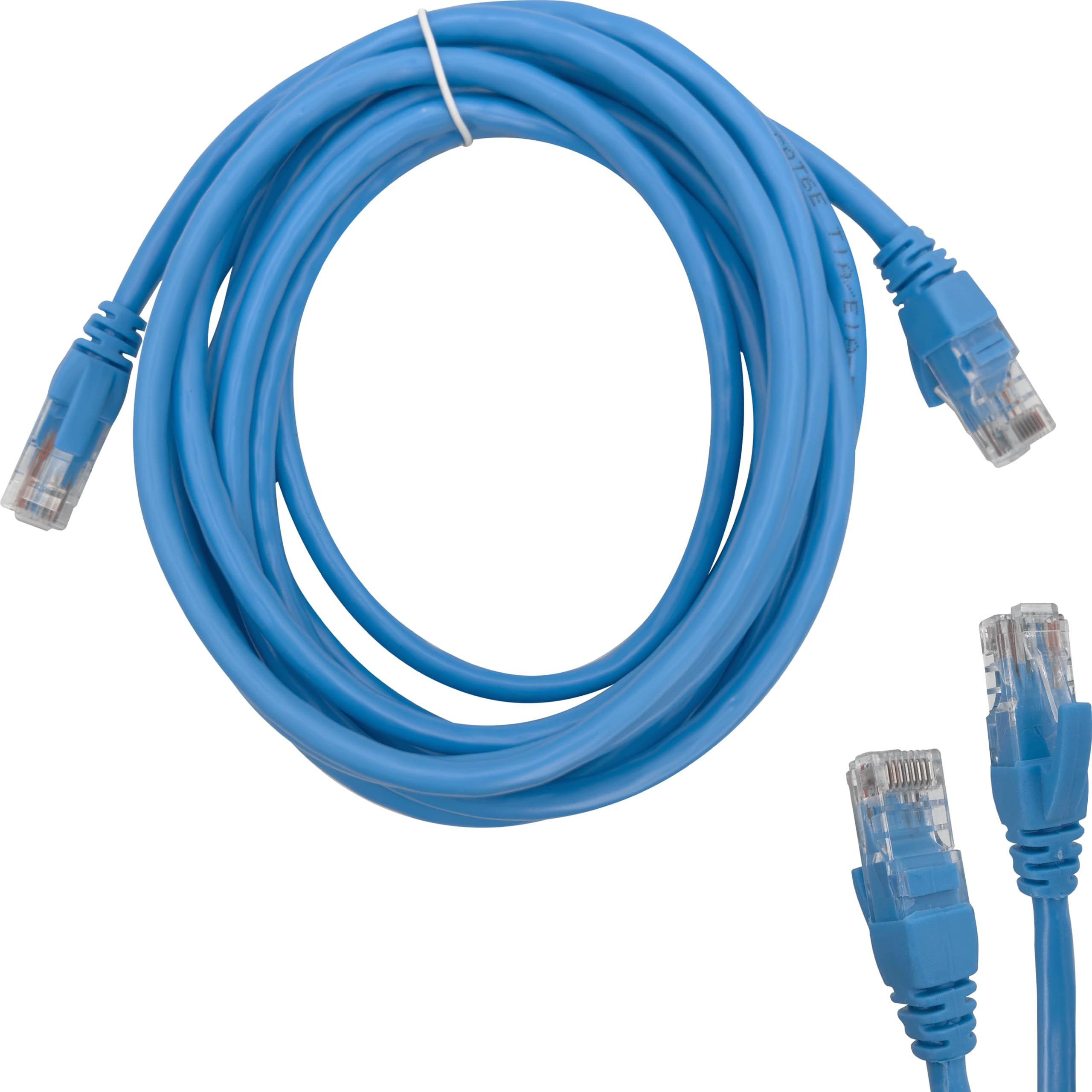 Câble de raccordement Cat 6 2012 Bleu clair 3 m – Câble Ethernet Cat6 prêt à l'emploi, terminé avec connecteurs RJ-45 renforcés, 3 m de long, idéal pour les appareils réseau tels que les