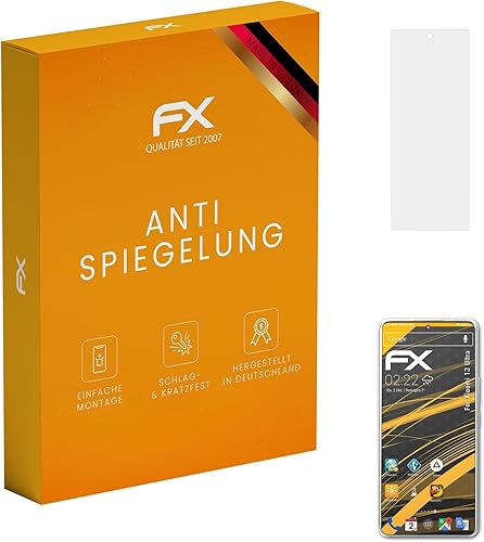 Miniatura 1 de atFoliX Protector de pantalla puede usarse con Xiaomi 13 Ultra Screen Protection Film, anti-reflectante y amortiguador FX Protector Film (3X)