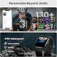 Vista 6 de Reloj inteligente con Alexa integrado, pantalla táctil HD de 1.83 pulgadas, rastreador de actividad física con llamadas Bluetooth, reloj de fitness