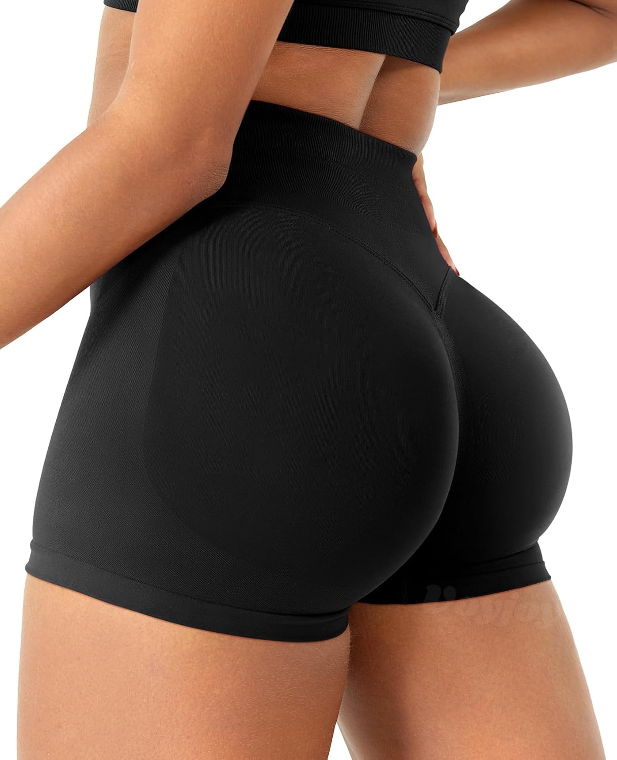 VOYJOY Women Workout Impact Shorts 2.5"/ 3.6"/ 4.5"/ 6" Scrunch Butt Lifting Gym Seamless Booty Biker Shorts - Image 2
