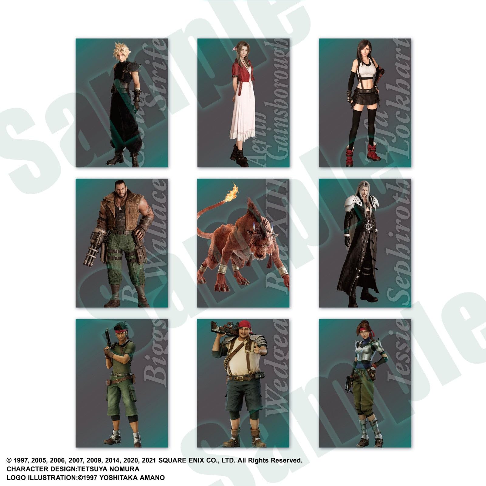 Amazon.co.jp: FINAL FANTASY VII: Anniversary Art Museum Card Set