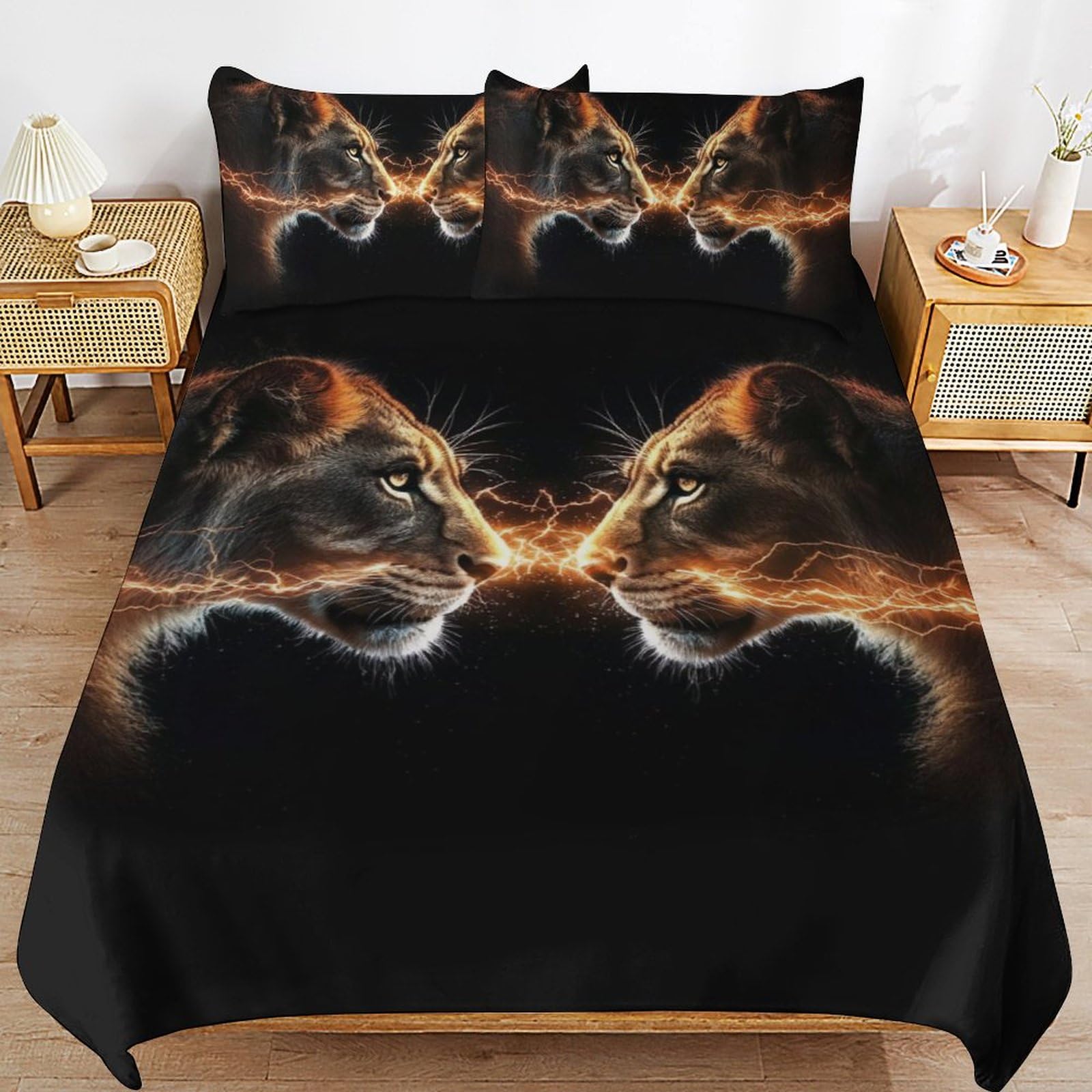 Funda de edredón de microfibra BlitzLöwe que soluciona las arrugas en la cama