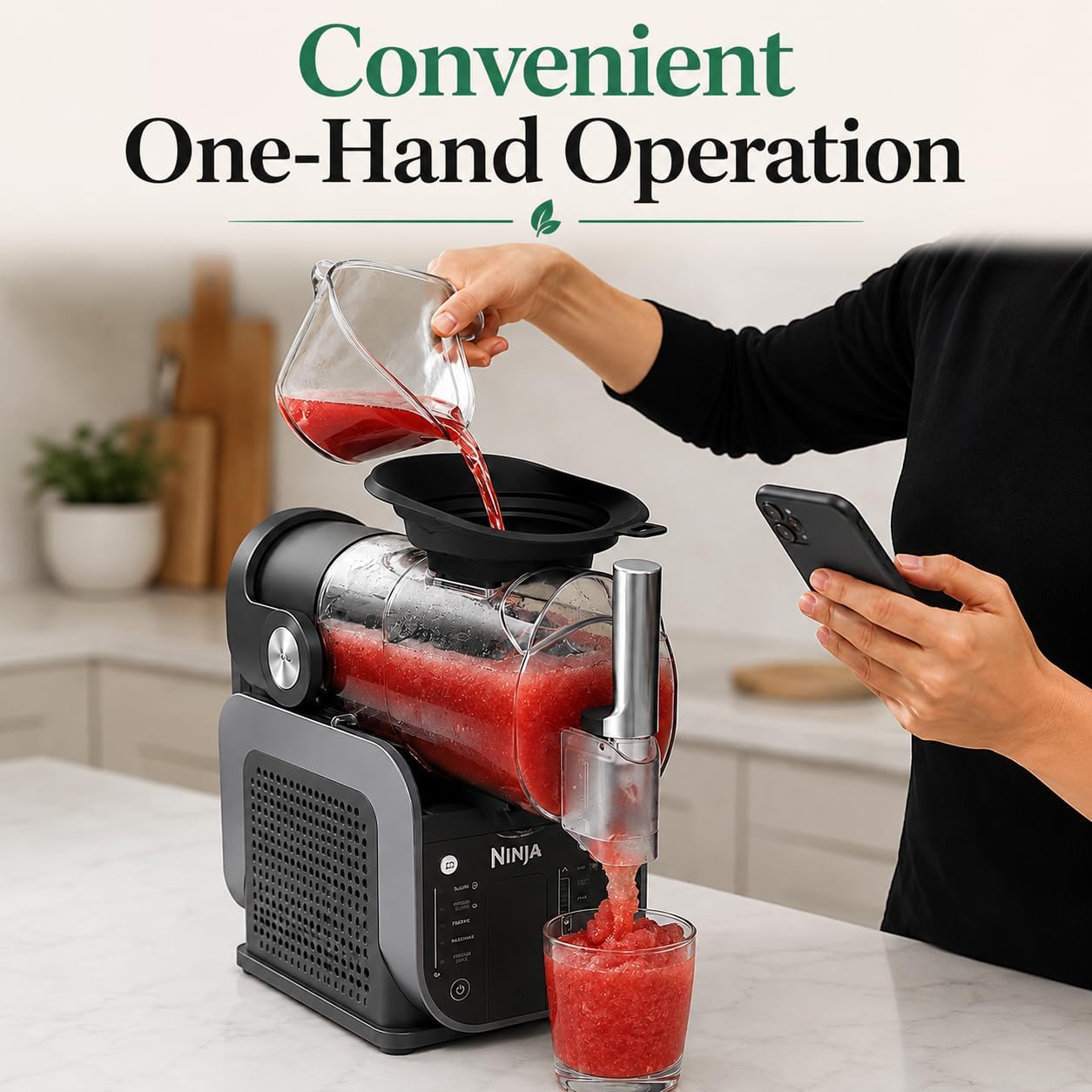 Anti-Splash Flow Hood Compatible with Ninja SLUSHi FS300 FS301, CREAMi NC300 NC301 NC500 NC501 NC700 NC701, GEKIRO Silicone Funnel Liquid Guide Cover, Slushie Machine Accessory