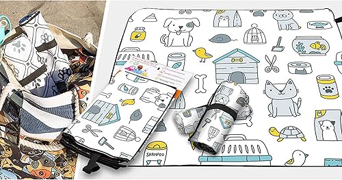 Miniatura 3 de HydroPET Towel - Una toalla de viaje grande (60 x 30 pulgadas) hecha de materiales 100% reciclados. Resistente al pelo y a la suciedad, de absorción