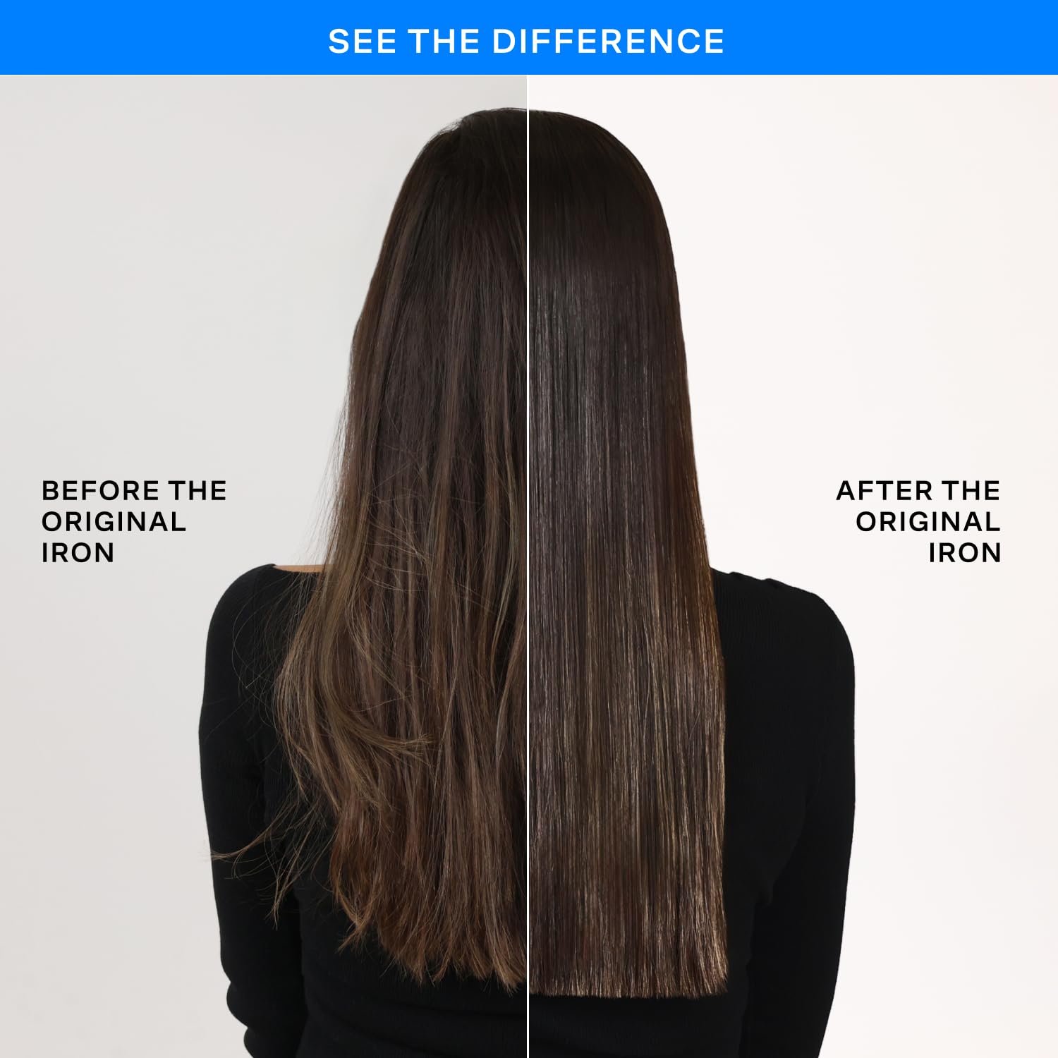 Cloud Nine The Original Iron Plancha de Pelo Profesional Revive Mode, Negro | 11 ajustes 100-200°C, placas cerámicas flotantes, anti-encrespamiento, pelo liso, brillo, calor controlado, todo tipo de pelo