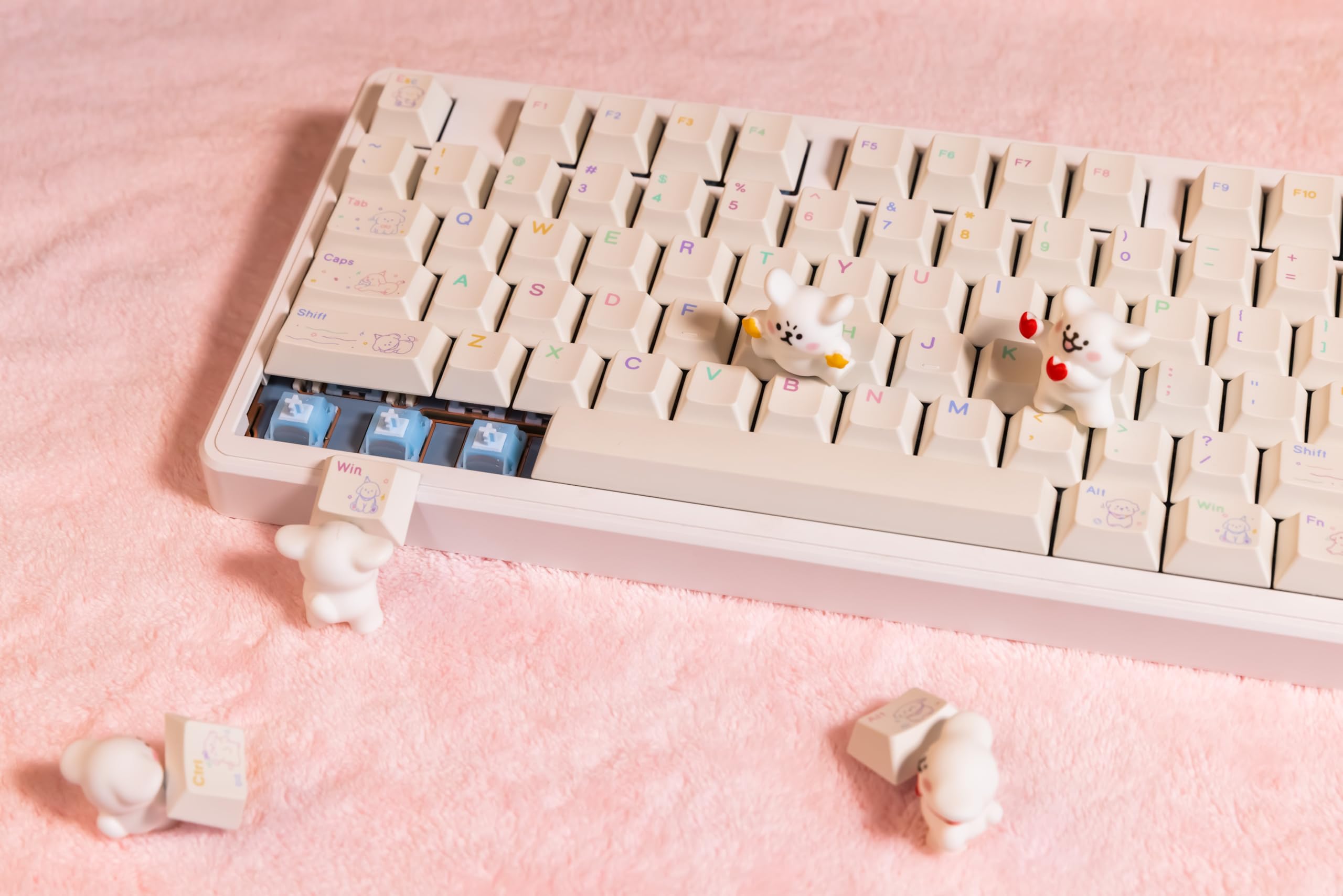 Amazon.co.jp: Star Pup PBT キーキャップセット 143キー 英語配列 100