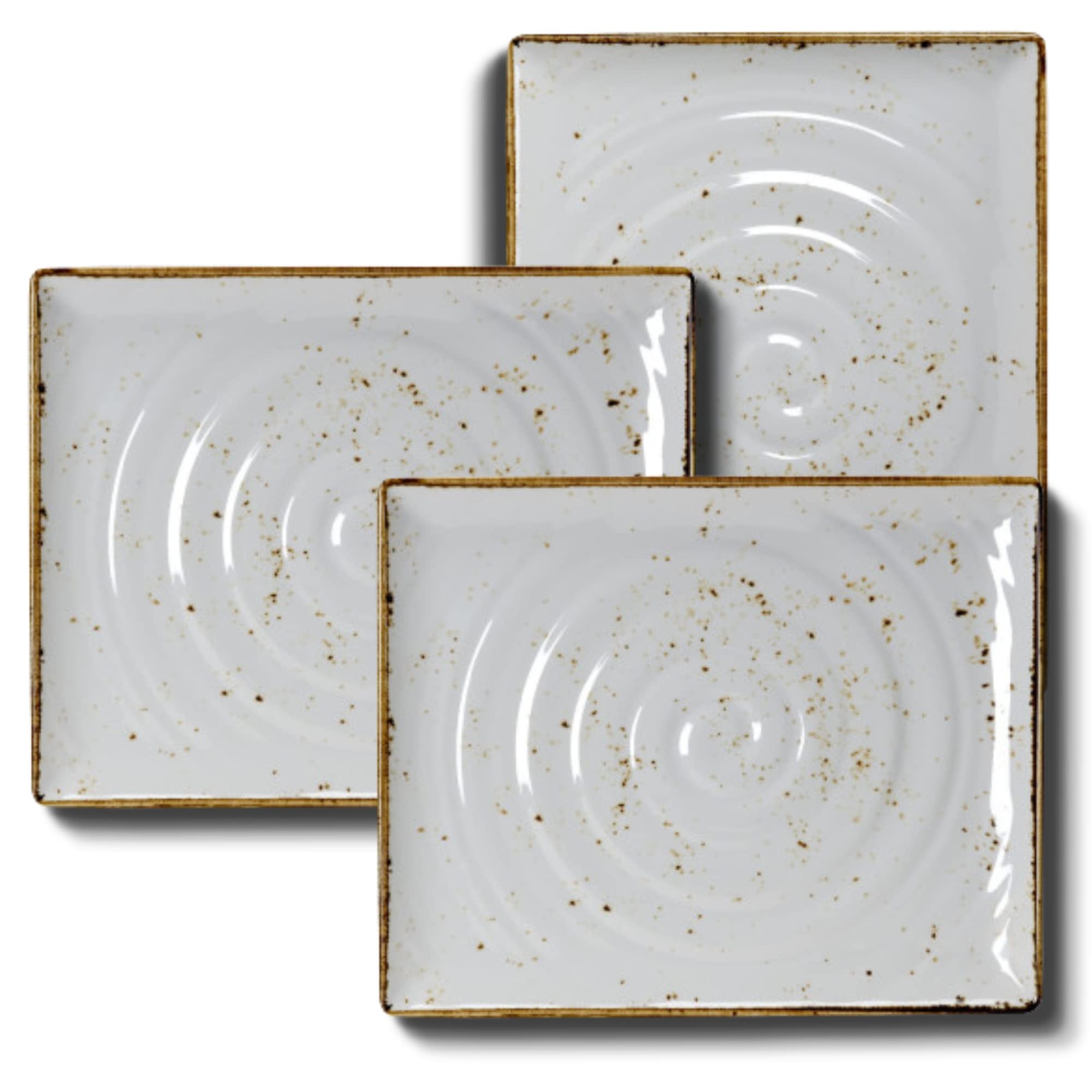 SteeliteVV458 Craft Melamine GN 1/2 Rectangular Platter, White (Pack of 3)