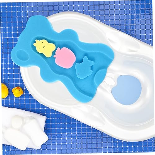 Miniatura 3 de ibasenice Esponja de baño infantil Cojín de baño para fregadero Alfombrilla de esponja antideslizante Almohadilla de bañera para recién nacidos