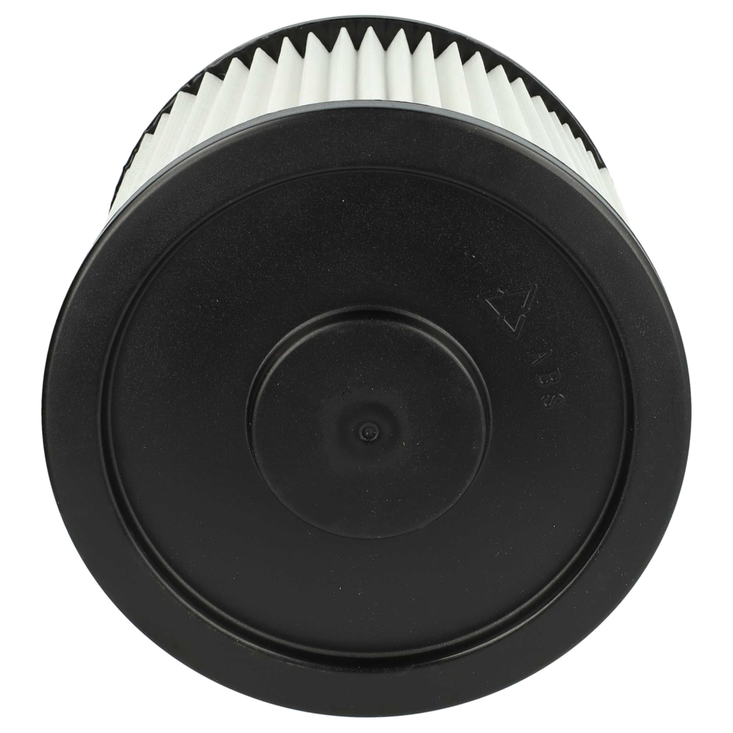 vhbw 4x filtro a pieghe piatte compatibile con Alaska WVC 1600 aspirapolvere - nero/bianco