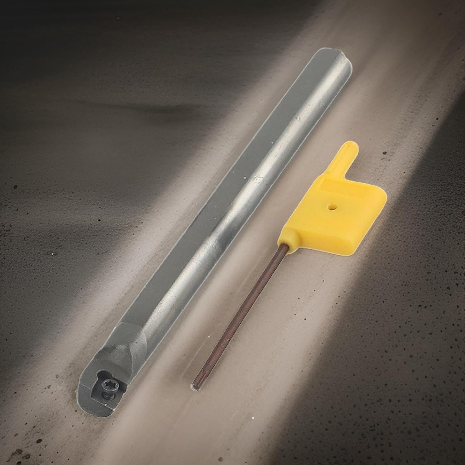 C10K-SCLCR06 Carbide Boring Bar, 10mm Shank Internal Turning Tool Holder CCMT0602 Inserts, 125mm Length Lathe with T8