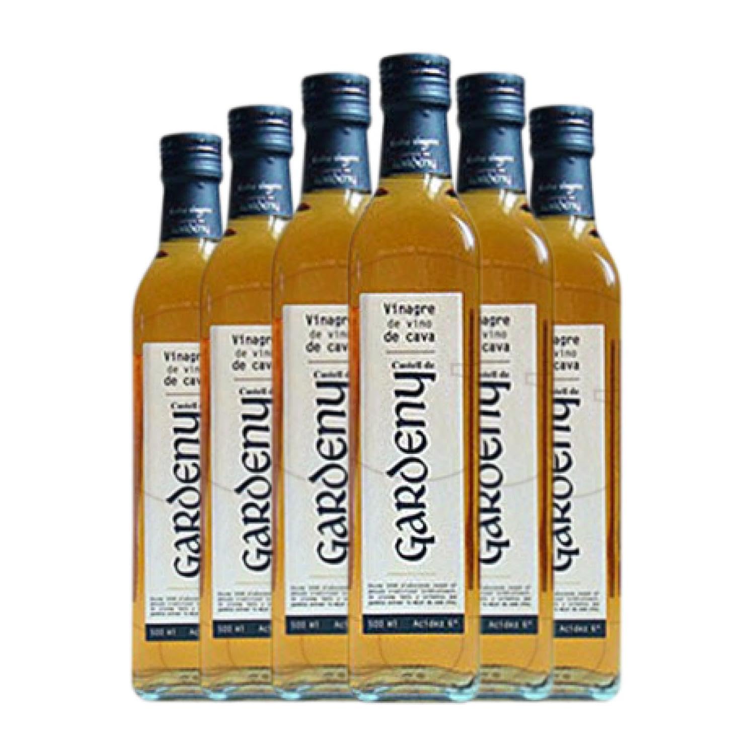 Vinagre Castell Gardeny Cava Botella Medium 50 cl (Caja de 6 Botella Medium de 50 cl)