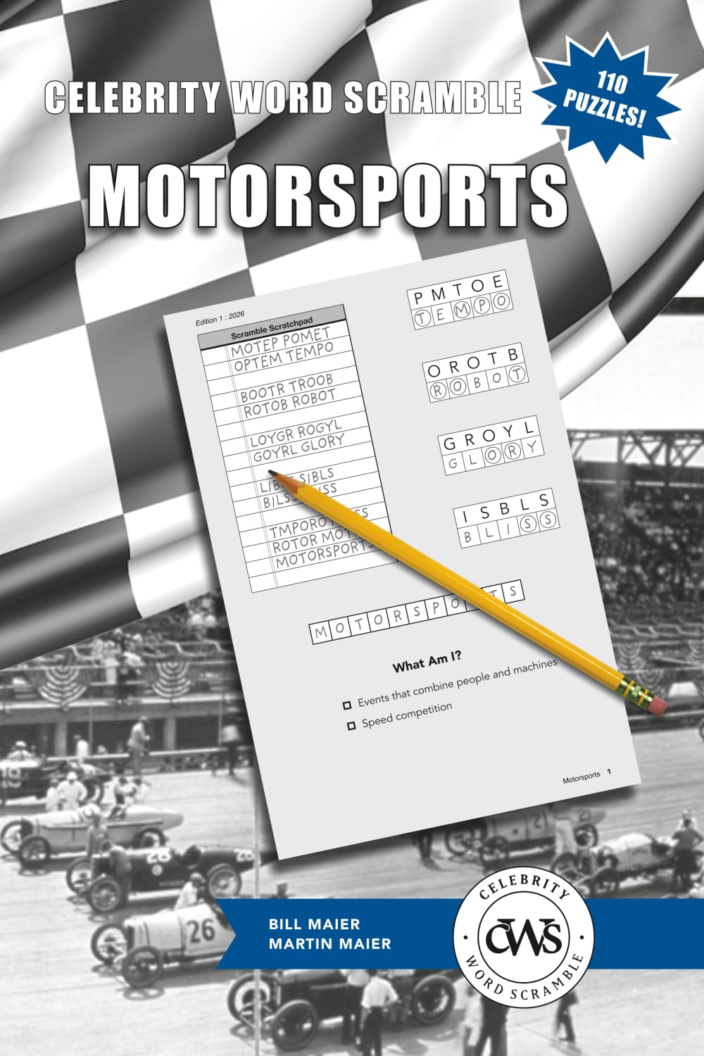 Celebrity Word Scramble Hall of Fame Series Motorsports