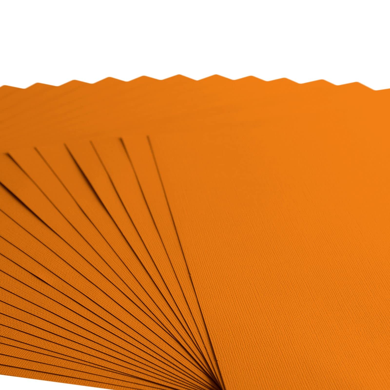 Florence Cardstock Textured, Coloured Card Making Supplies 12 x 12 inch, Orange, 20 Sheets - Image 4