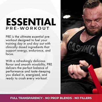 Core Nutritionals Essential Pre Workout, Fruit Punch, 30 Servings