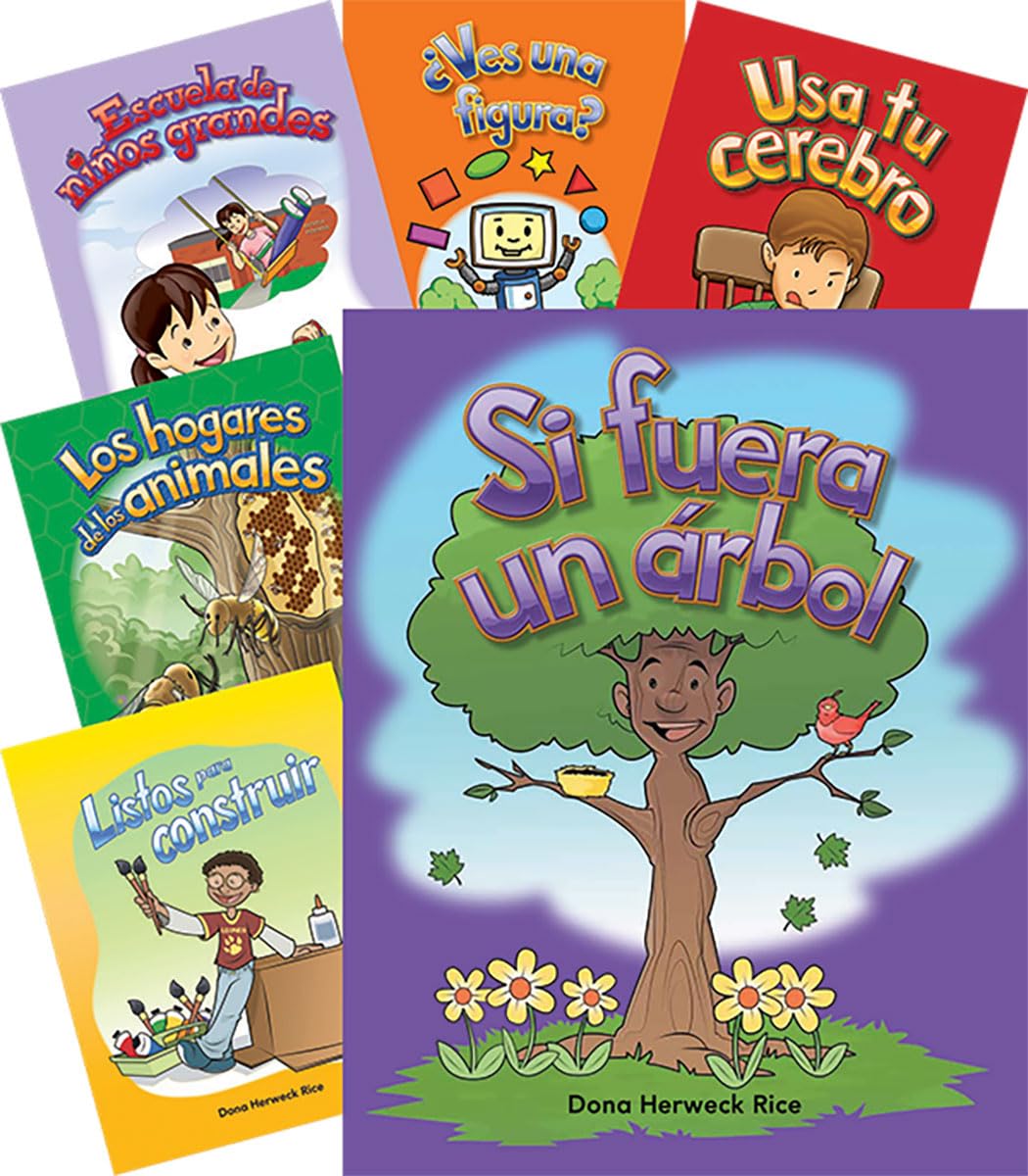 Teacher Created Materials - Early Childhood Concepts Collection (Spanish) -15 Book Set - Grades Prek-K