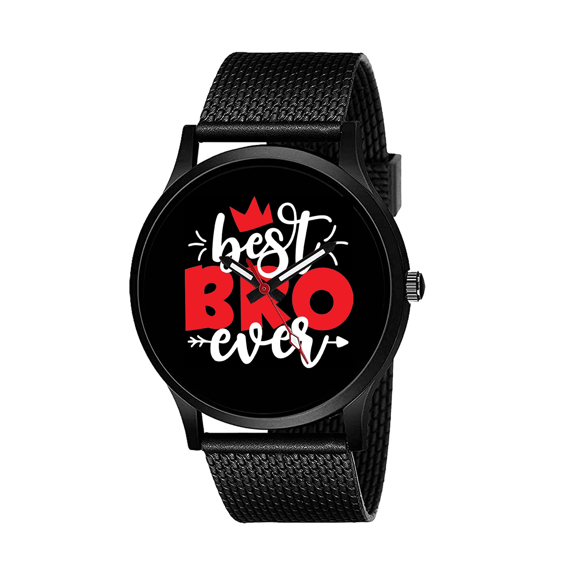 Relish Brother Strap Analog Watch for Brother, Bhaiya and Bro | Rakhi Gift | Raksha Bandhan