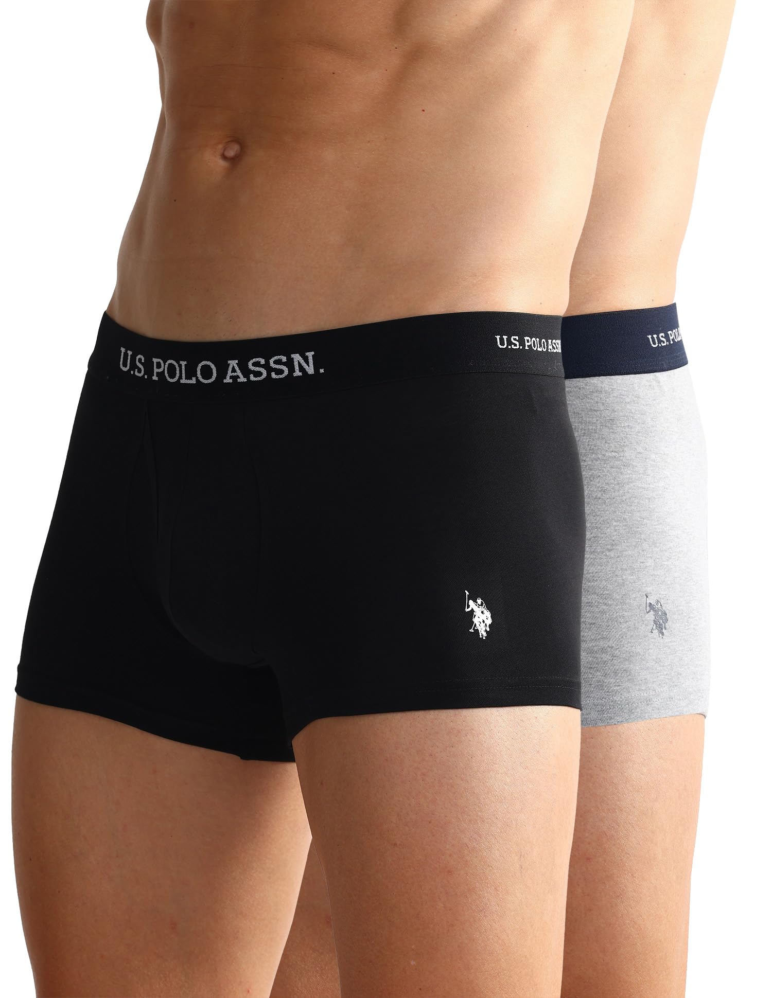 u.s. polo assn. Men's Cotton Blend Classic Solid Trunks-picture-36