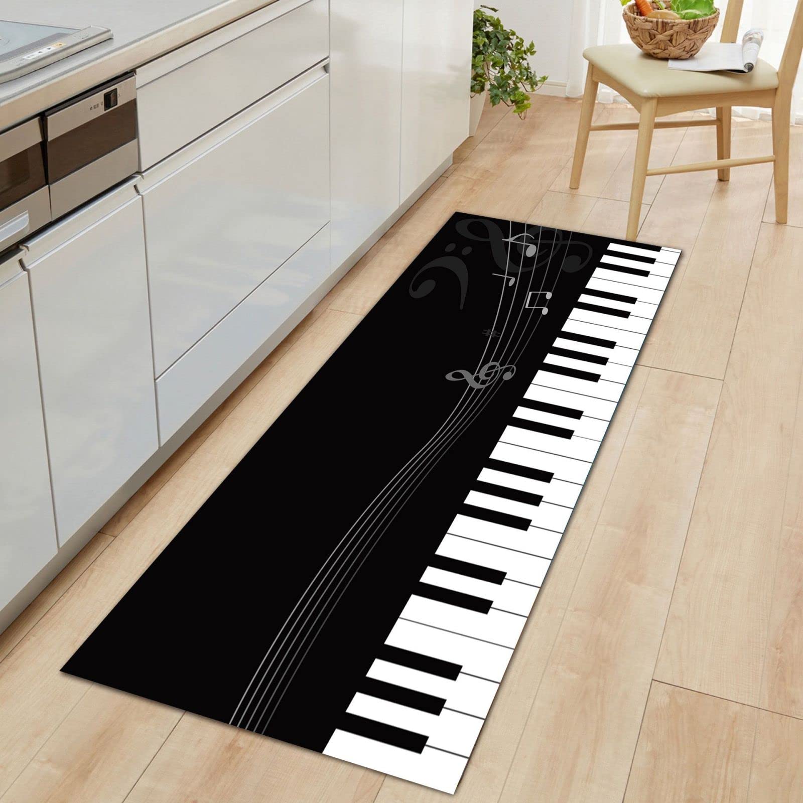 Tapis entrée intérieur antidérapant 50x80cm pour sécuriser les sols humides de cuisine