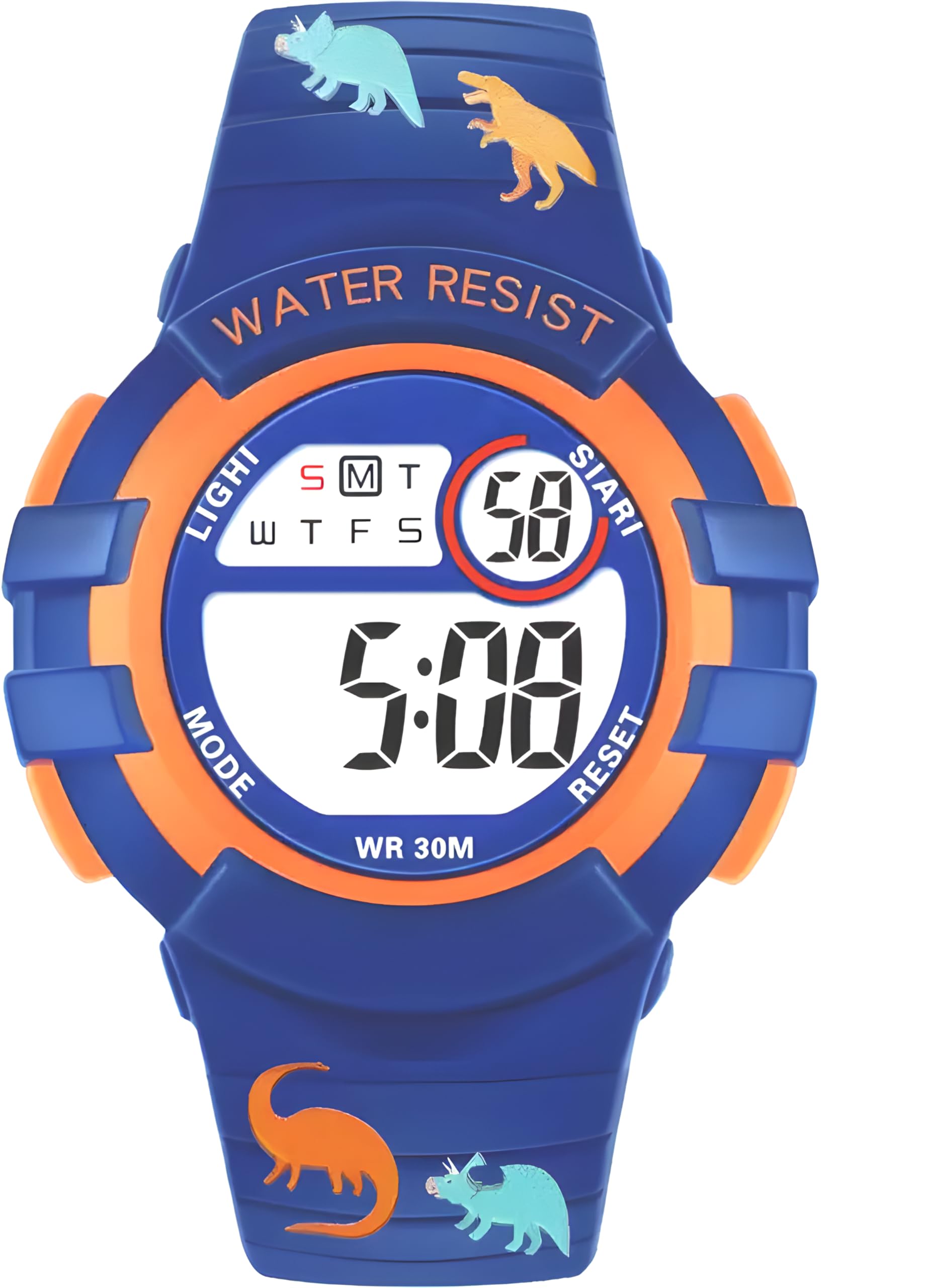 TYMU Printed Strap Alarm, NightLight, Waterproof 5-14 Years Digital Kids Watch - for Boys & Girls. (Printed Animal) (B0D5VN827V) Amazon Price History, Amazon Price Tracker