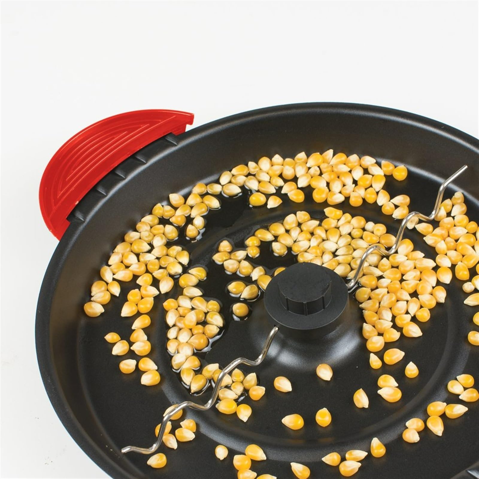 Maszyna do popcornu Maszyna do popcornu w kolorze czerwonym i ze stali nierdzewnej