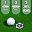 Prodigora SlopeMaster ProGreen Reader - Golf Ball Marker with High Precision Green Reading Aid Golf Accessories for Men Women (Black&Black)