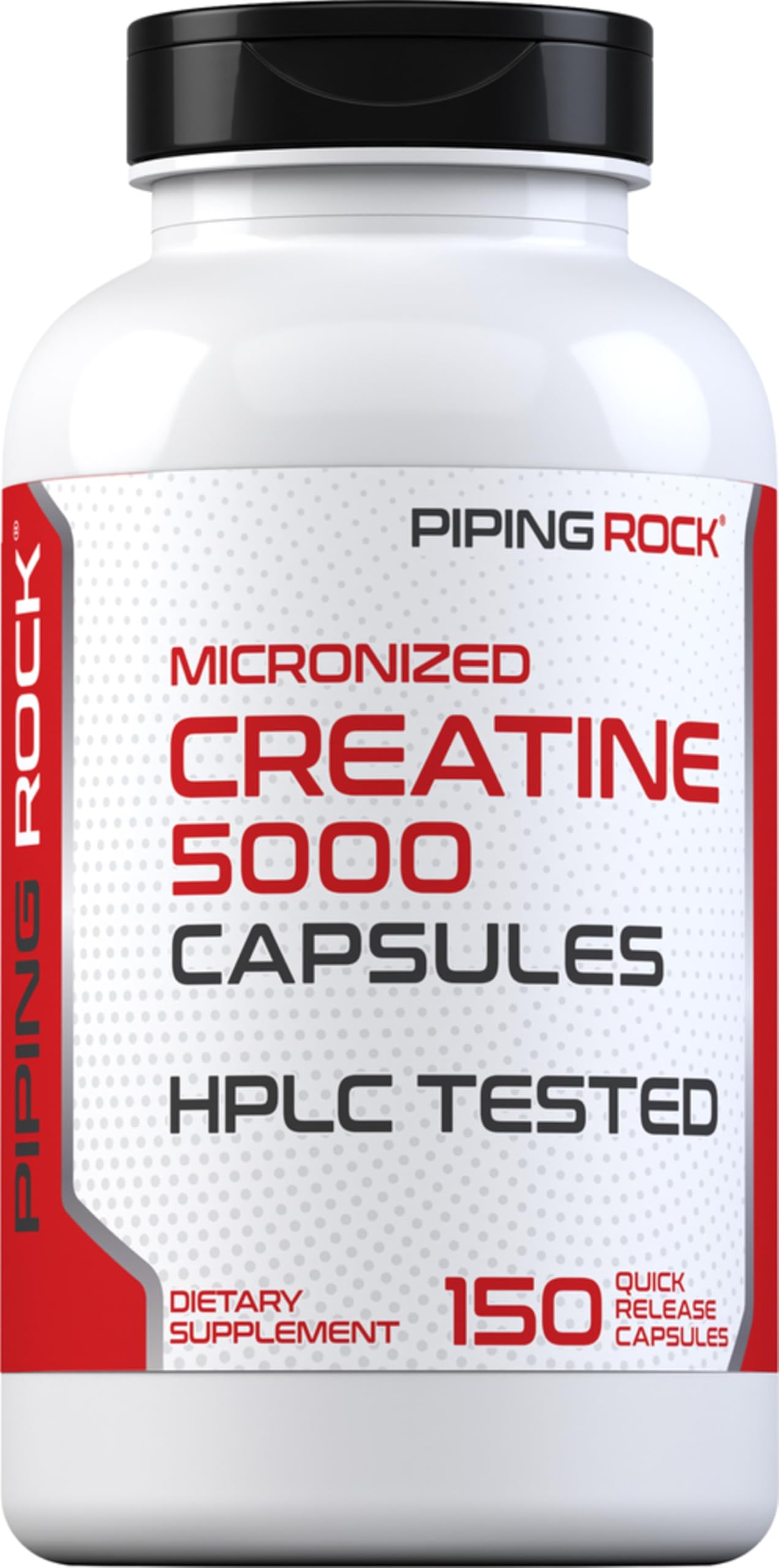 Piping Rock Creatine Monohydrate Capsules | 5000mg | 150 Pills