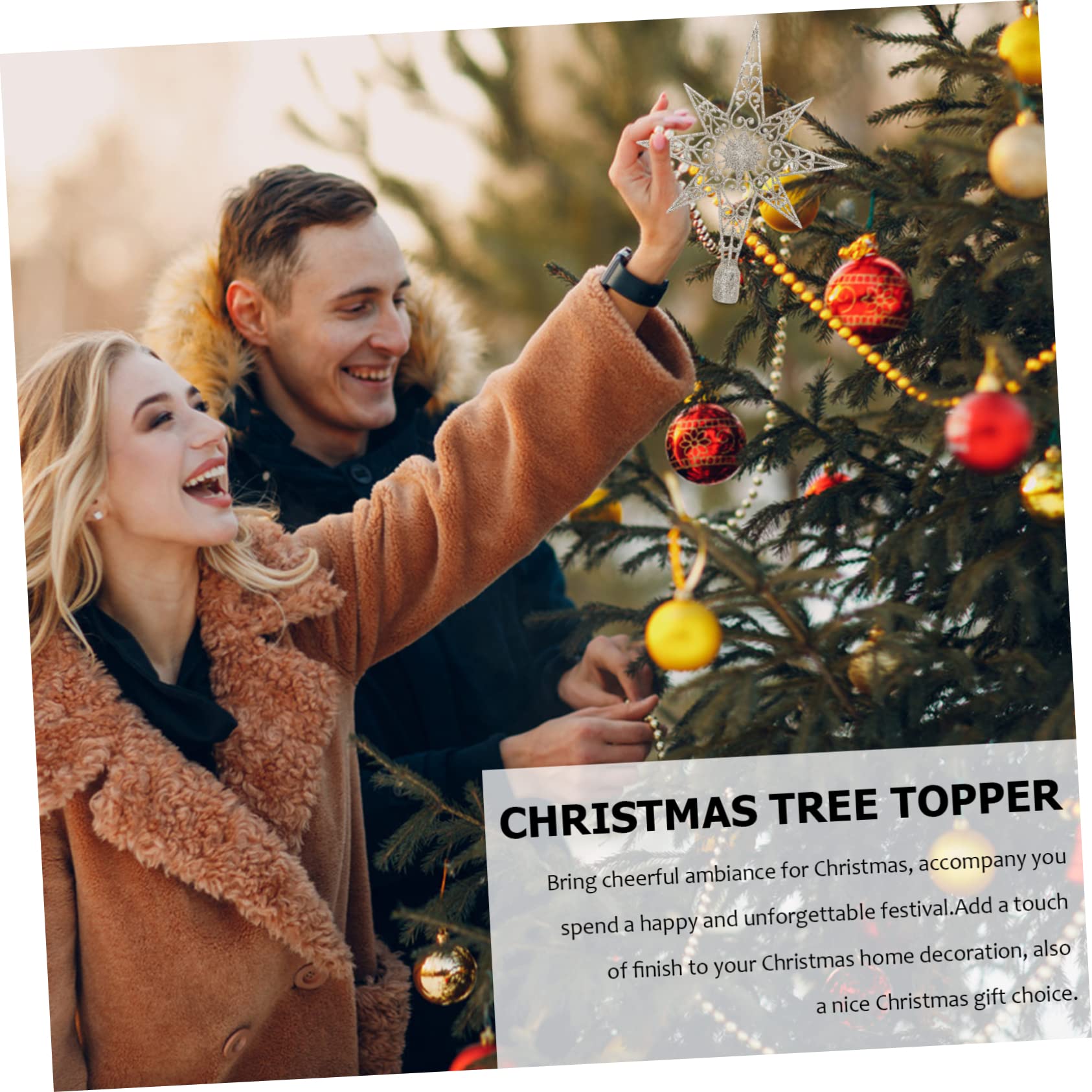 Zerodeko 4 Stück Weihnachtsbaumspitze Stern Vintage-baumspitzen Leichte Stern-baumspitze Plüsch Lichterketten Weihnachtsbaum Dekorationen Beleuchtet Christbaumspitze Gold Tür Plastik