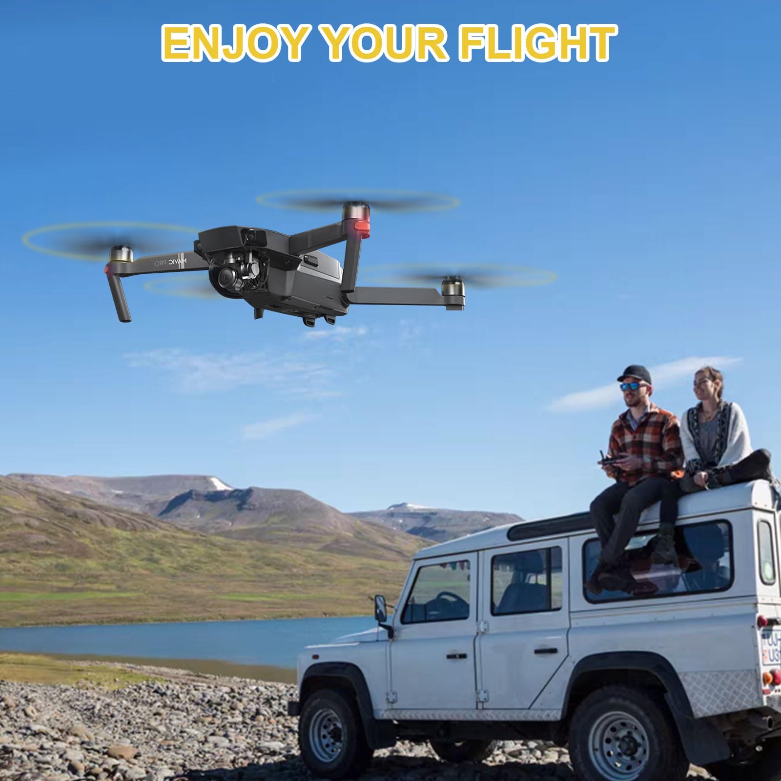Hélice Mavic Pro, Accessoires de Remplacement pour Drone Mavic Pro, Hélice 8331F avec Conception à Dégagement Rapide