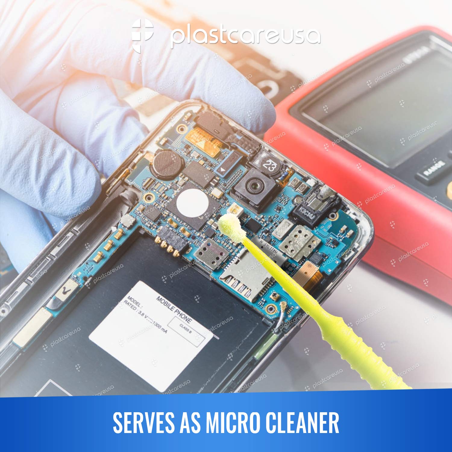 400 Fine Micro Applicator Brushes - Disposable Dental Microbrushes with Bendable Tip - Microswabs for Eyelash Extensions - Microbrush Applicator Sticks with Cotton Tip (Pink, 4 Tubes of 100) - Image 7