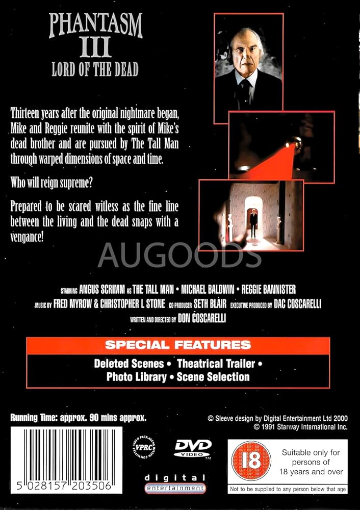 その他 PHANTASM 4 Phantasm IV: Oblivion (1998) - IMDb