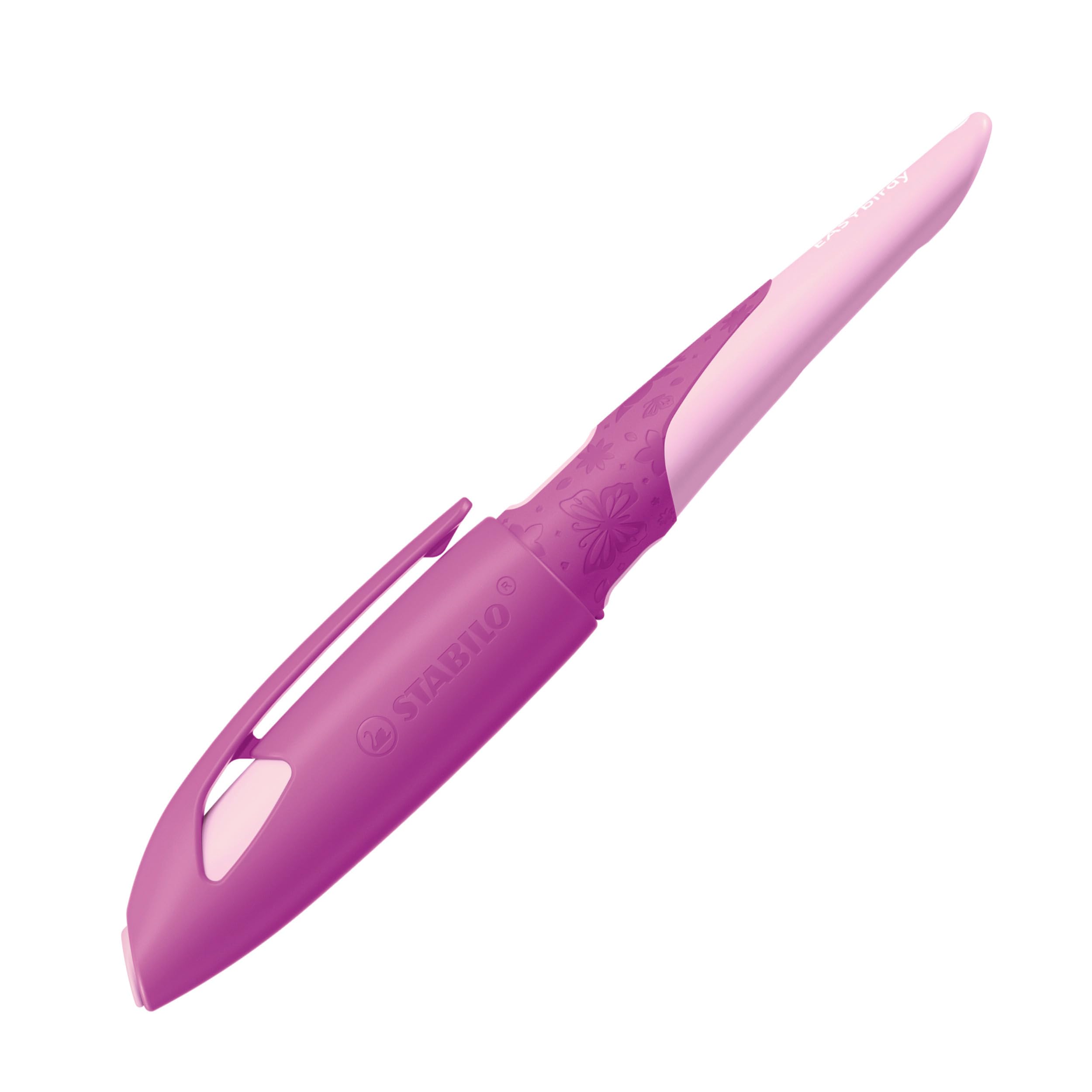 STABILO - EASYbirdy 3D DreamWorld, Stylo Plume Enfant, 1 Stylo Plume, Droitier, Rose