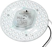 Vista 4 de Kit de actualización de luz LED de ventilador de techo de 5.12 pulgadas, 18 W, 2100 lm, placa PCB de repuesto 5CCT 3000K 3500K 4000K 5000K 6000K