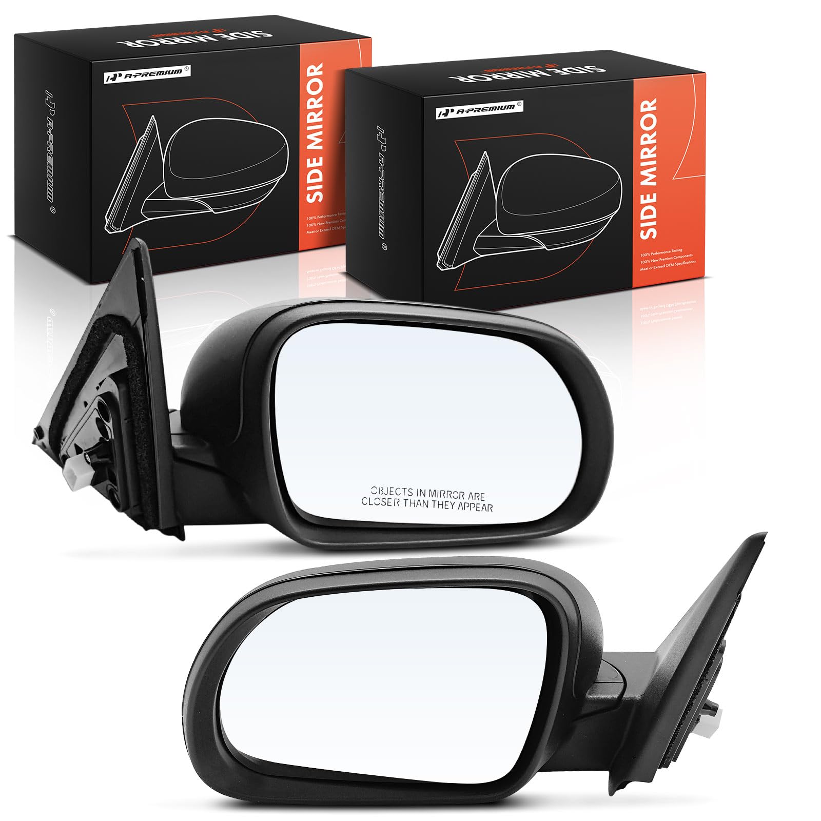 A-Premium Pair (2) Driver and Passenger Side Power Door Mirror