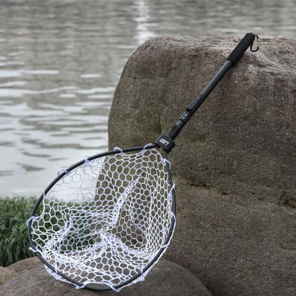 Amazon | artlies ランディングネット 折り畳み ラバー フライ