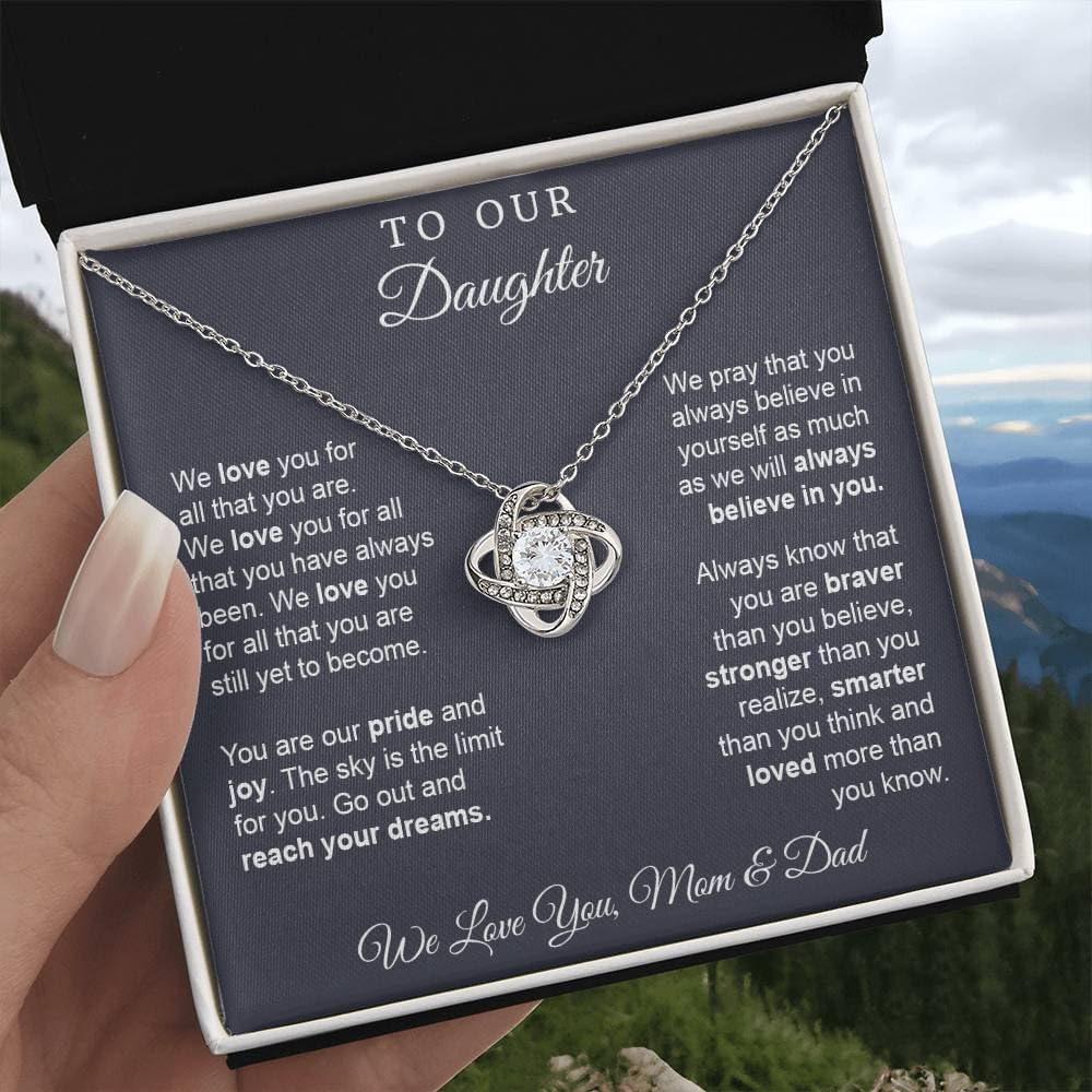 Mom's Gift: Daughter Necklaces With Light Box - Birthday & Christmas Idea - Image 2