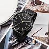 BUREI Ultra Dünne Uhren Herren mit Japanischem Quarzwerk – Nur 66mm Flache Armbanduhr Herren aus Edelstahl-Mesh wasserdicht Minimalistische Herrenuhr für Sport & Freizeit Geschenk für Männer