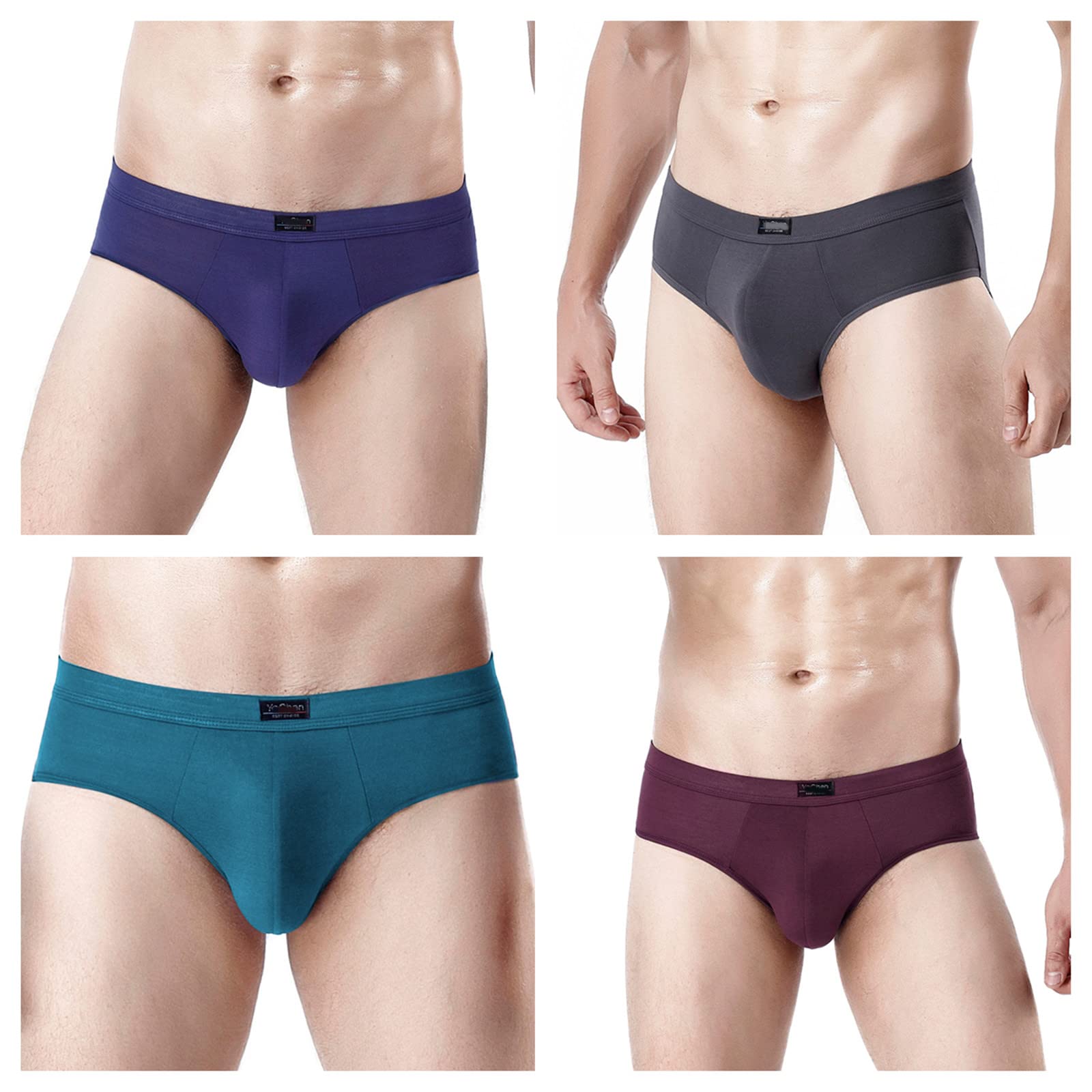 Calzoncillos Hombre Slip 5 Paquetes Respirables para Hombre Calzoncillos