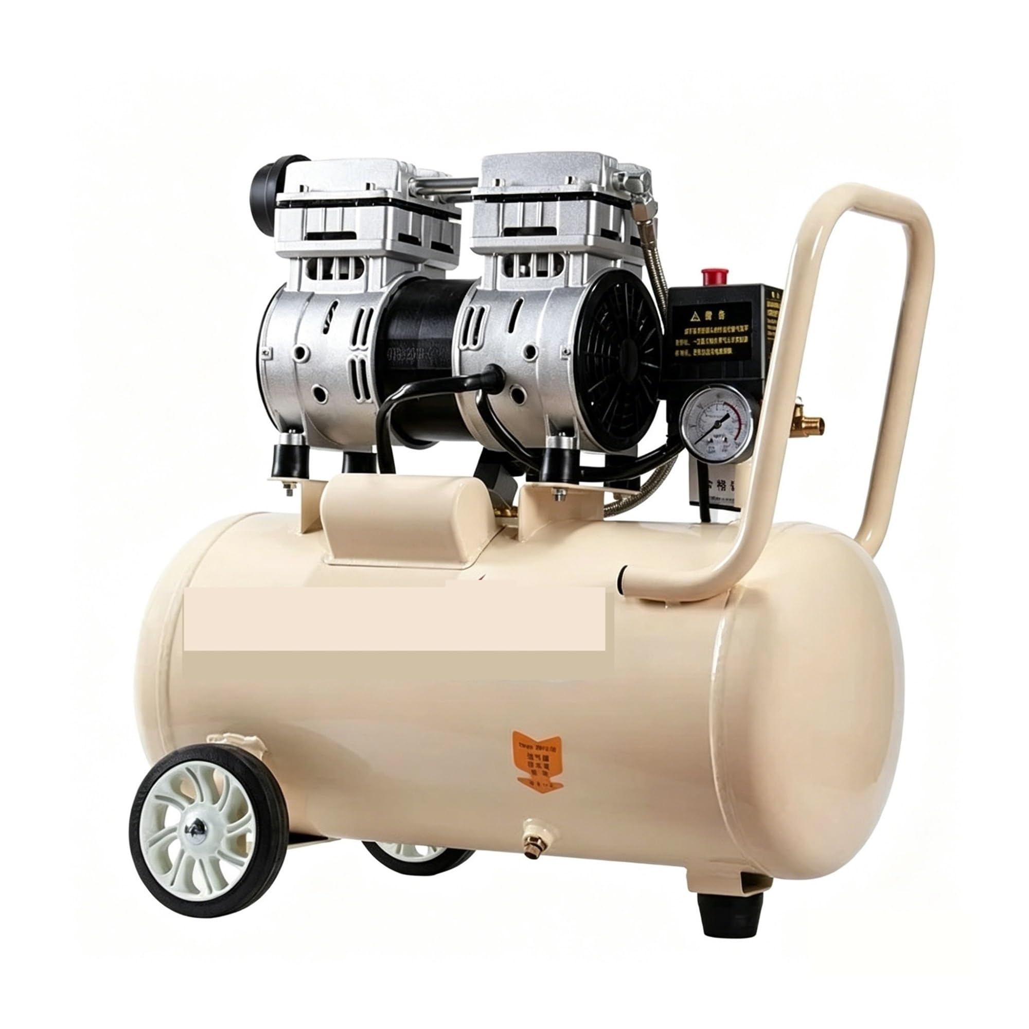 Silent Air Compressor 550W 8L Industrial Air Compressor Oil-Free Air Compressor
