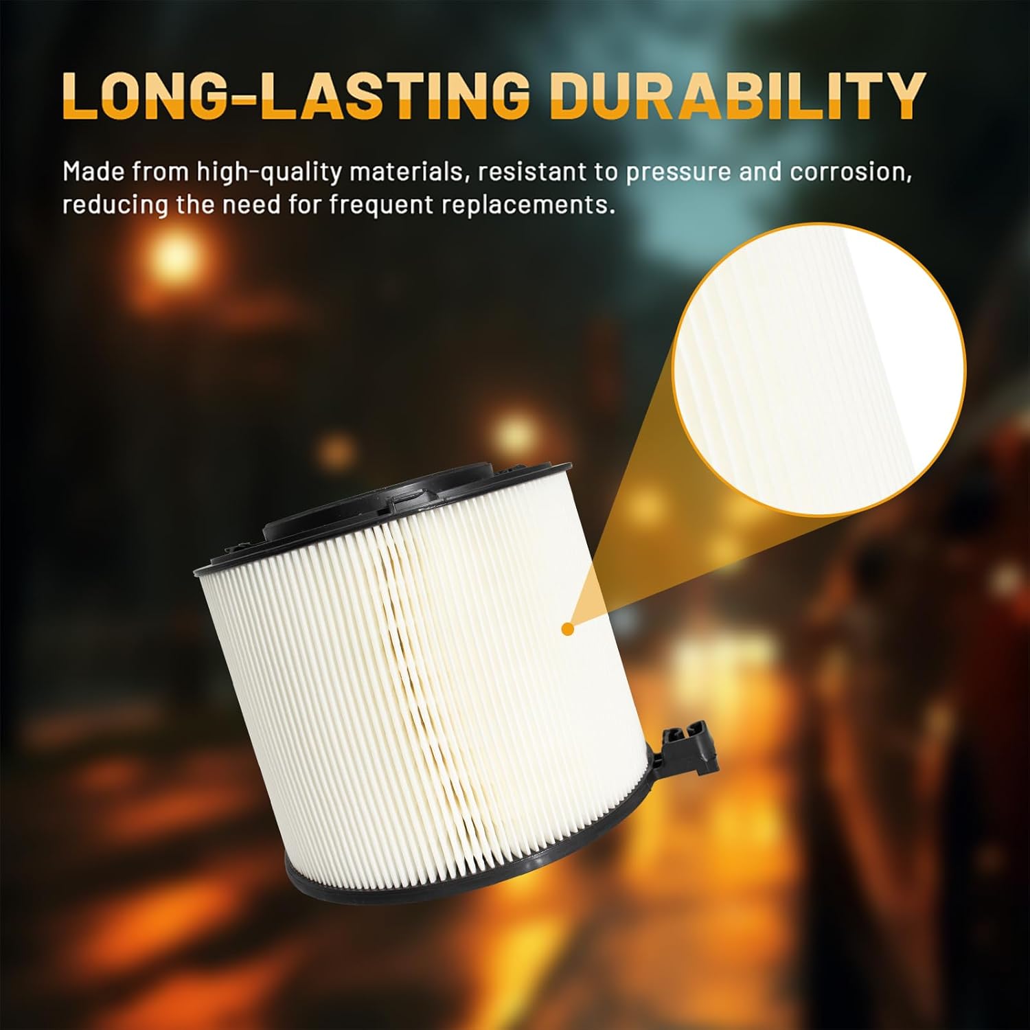 Premium Engine Air Filter for My Car, Automotive Replacement Air Auto Filters for Audi A4 Allroad Quattro, A5 Quattro Sportback, Q5 Phev Sportback, S4, S5 Sportback, Sq5 Sportback (3 pce)