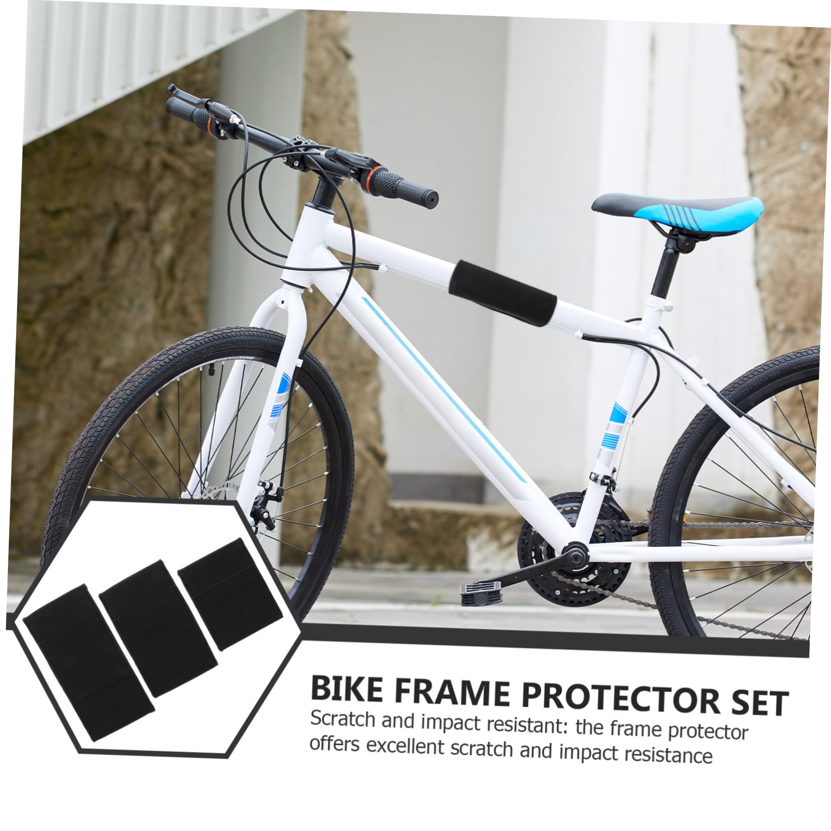 Amazon.com : Happyyami Bike Frame Protection Neoprene Protector