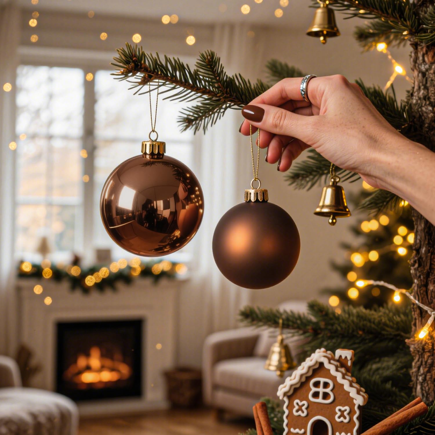 Lot de 101 boules de Noël